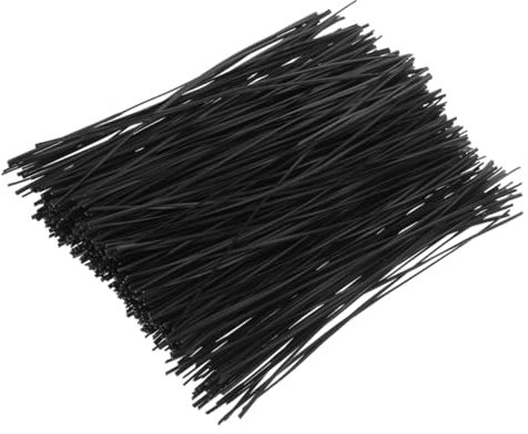 HIAKDOFT 1000pièces Attaches De Jardin Fil Torsadé Et Câble Enduit Liens Multifonctionnels pour Fixation Et Formation des Plantes Outils De Jardinage Pratiques Et Flexibles