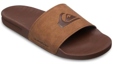 Quiksilver Rivi - Slide Sandals for Men - Pantoletten - Männer - 43 - Braun