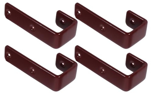 NAMOARLY 4er-Pack Bettleiterhaken – Metall-Etagenbettleiterhalterung für 2,5 cm dicke Leitern – J-Haken aus Metall für Hochbetten, Studentenwohnheime, Wohnmobiltreppen usw.