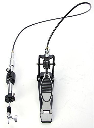 Fame Remote Cable HiHat Stand, Verchromt, Flexibel Positionierbar, 1,80m Kabel, Regulierbarer Trittwiderstand, Ideal für Individuelle Drum Setups