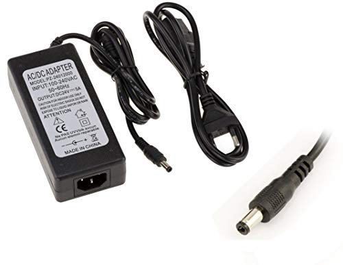 KALEA-INFORMATIQUE Fuente de alimentación de 220V a 24V DC 5A con Conector de 2.5mm x 5.5mm (Diámetro Interno/Externo)