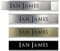 Door Name Plate ~ Replacement Slider Panels (Silver)