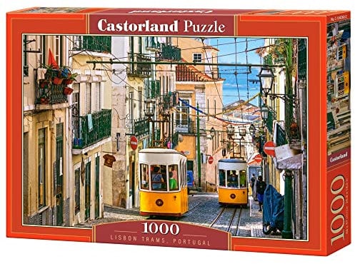 Lisbon Trams,Portugal,Puzzle 1000 Teile