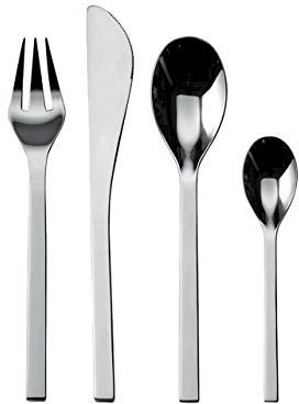 Alessi Colombina Collection | FM06S4 - Servizio Completo di Posate 4 Pezzi in Acciaio Inox