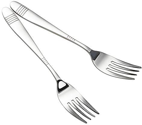 Bblie Juego de 6 Tenedores para Servir, Acero Inoxidable, Grande Tenedor de Servir