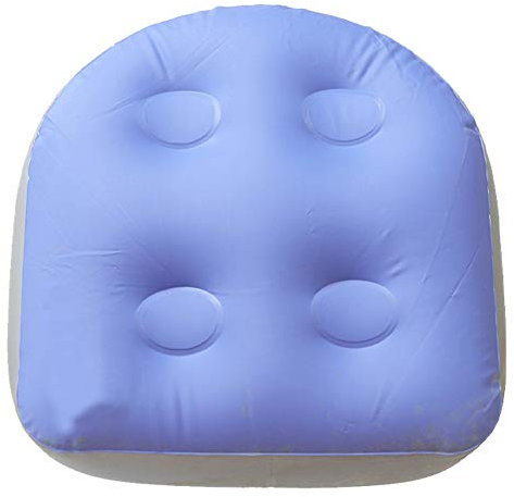 Spa and Hot Tub Booster Seat Inflatable Bathtub Massage Cushion Massage Mat with Suction Cups Soft Back Support Bath Spa Pad For Adults Kids