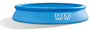 INTEX Piscine gonflable Easy Set 28116EH : 3 m x 61 cm – Matériau résistant aux perforations – Gonflage rapide – Capacité de 2813 gallons – Profondeur d'eau de 45,7 cm