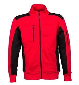 JRC Cambridge Felpa da Uomo in Cotone Poliestere Collo a Lupetto Chiusura Zip Tasca sul Petto e Braccio Verde/Nero