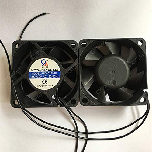 CYRMZAY Fan Compatible For EC Brushless Axial Cooling fan MQ6025HBL 60mm AC 110V 115V 220V 230V 5W 5500RPM 25.2CFM