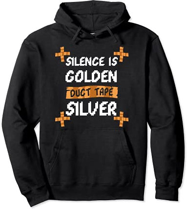 Panzertape Silber Lustige und sarkastisch Pullover Hoodie