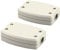 2 Pack 3-Terminal Wire Junction Boxes,Flex Erminal In-line Connector Connect Extension or Repair Cable and Electrical Cord of Indoor Outdoor Lighting Power Automotive Wiring 13A 250V (Small, White)