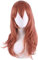 Chainsaw Man Anime Cosplay Wig Angel Devil Angel demon Synthetic Hair 55cm Orange Wavy Curly Wig Halloween Party Wigs + Wig Cap