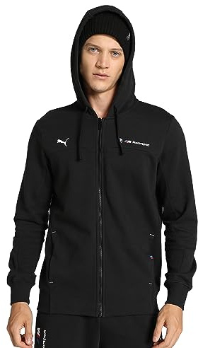 PUMA Herren BMW M Motorsport Kapuzenjacke LBlack