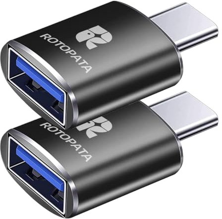 ROTOPATA 10 Stücke USB C auf USB 3.0 Female Adapter, Typ C OTG Adapter Kompatibel mit MacBook Pro2019, MacBook Air 2020, iPad Pro 2020, iMac, Surface Pro, Type C Smartphones