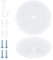 GORGECRAFT Lot de 2 Crochets de Moustiquaire de Plafond Adhesif Crochets pour Ciel de Lit Suspension de Lit Superposé Super Colle Crochets de Lit à Baldaquin pour Suspendre la Moustiquaire, 18cm