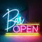 ineonlife Open Neon Schild Rosa Blau LED Neon Light für Business Light Up Sign für Bar, Salon, Store, Cafe, Shop, Club, Open Sign für Wanddekoration