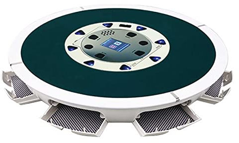 Automatischer Kartenmischer, tragbarer Kartenhändler mit Dual-Power, 2–8 Personen. Poker-Kartenhändler-Maschine unterstützt die meisten Pokerregeln und benutzerdefinierte Programmierung, 2–8 Pers