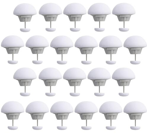 Clips de Fijación para Edredón 22 PCSClips de Funda Nórdica Soportes de Edredón Clip Redondo de Seta con Botón Clip para Edredón Antideslizante para Fijar Edredones Sábanas Fundas (Blanco)