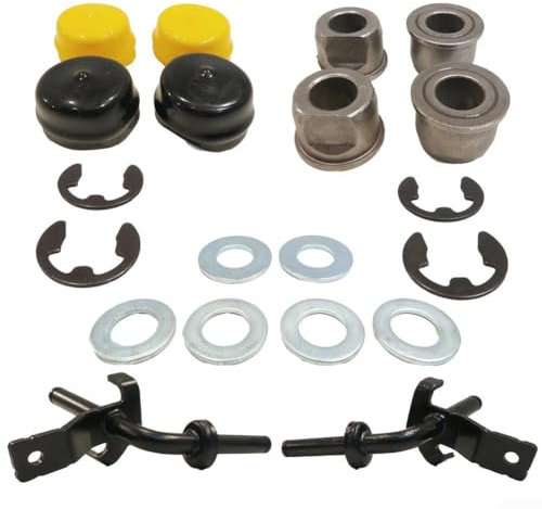 Vorderlenkungssatz, Ersatzlenkung vorne rechts & links Spindel Kit für Rasentraktoren Gartentraktor Reitfahrer und Rasenmäher