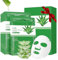 Pack of 10 Aloe Vera Face Masks Skincare Hydrating Face Masks Moisturizing Beauty Facial Mask Daily Care Sheet Mask for All Skin