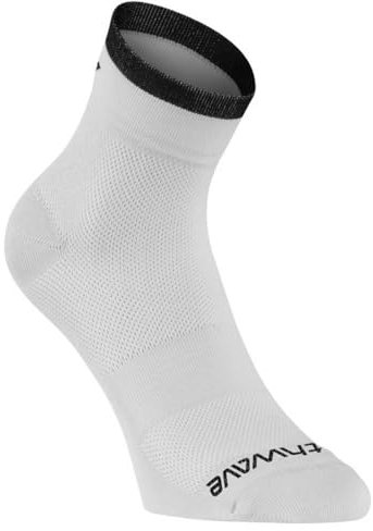 Northwave Origin Fahrrad Socken weiß/schwarz 2026: Größe: L (44-47)