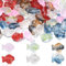 UR URLIFEHALL Lot de 100 perles en verre soufflé en forme de poisson coloré pour travaux manuels, porte-clés, sangles de téléphone, fabrication de bijoux, vase