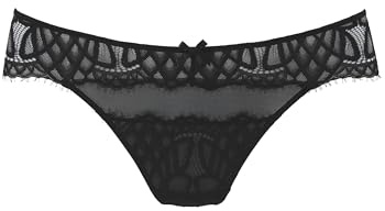 Lascana Damen String anteilig aus recyceltem Material, rundherum aus filigraner Spitze und transparentem Mesh, für EIN angenehmes Gefühl auf der Haut und einen femininen Look