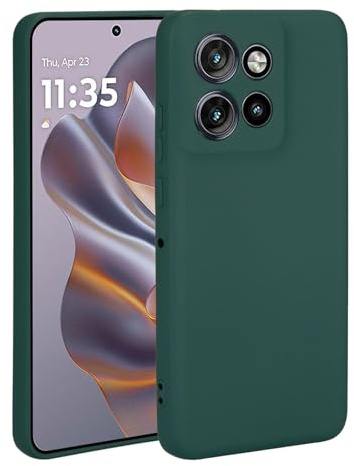 32nd Liquid Silicone Case Cover for Motorola Edge 60 Neo/Edge 50 Neo, Slim and Durable Protective Case – Dark Teal