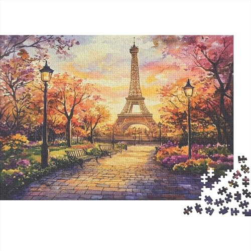 Eiffelturm 300 Teile Puzzle Premium Quality Puzzle Familien-Puzzlespiel Familienspaß 100% Recycelten Kartons 300pcs (40x28cm)