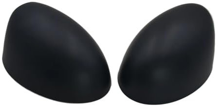 Spiegelkappen Für Mini Für Cooper Für R52 Für R50 Für R53 489120050 Schwarz Auto Spiegel Zubehör Auto Rückspiegel Kappe Abdeckung Rückspiegelkappe(ONE Pairs)