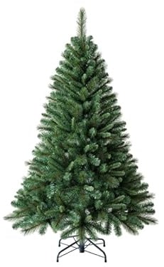 HAF Künstlicher Weihnachtsbaum Skandinavische Tanne 167 cm – realistischer PVC/PE Tannenbaum Ø102 cm, naturgetreu & nadelfrei mit stabilem Metallständer – täuschend echt & langlebig