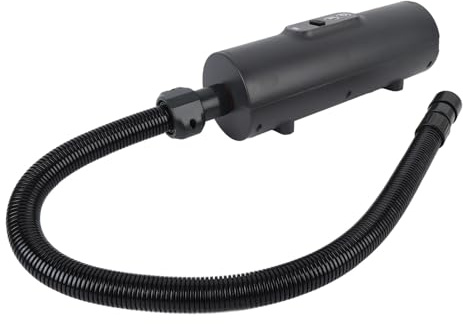 Vikye Hochdruck-Akku-Luftpumpe für Angelposen, Tragbare Elektrische Luftpumpe für Schwimmringe, Intelligente Anzeige und Steuerung, ABS-PA-Material