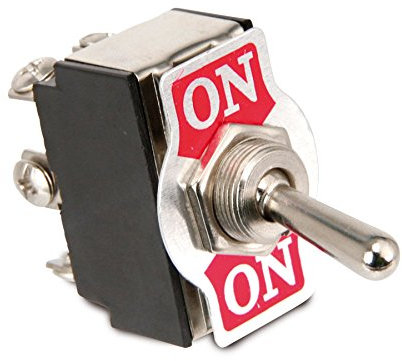 Conmutador de palanca bipolar 10A/250V ON-ON (30x19x19mm)