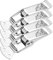 sourcing map Spring Loaded Toggle Latches, 127mm Length Stainless Steel 304 Hasps Clamps for Case Box Trunk Catches, Pack of 4 (with Lock Hole)