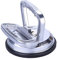 WeFoonLo Aluminiumlegierung Saugnapf Auto Dent Remover Puller Tragbarer Glasheber für Glasfliesen Spiegel Granit Lifting Body Repair (Silber)