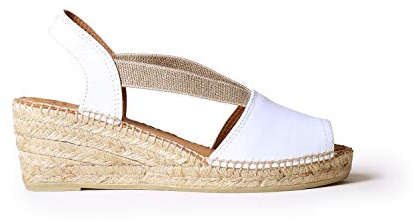Toni Pons TEIDE-P Damen Keil-Espadrille aus Leder.