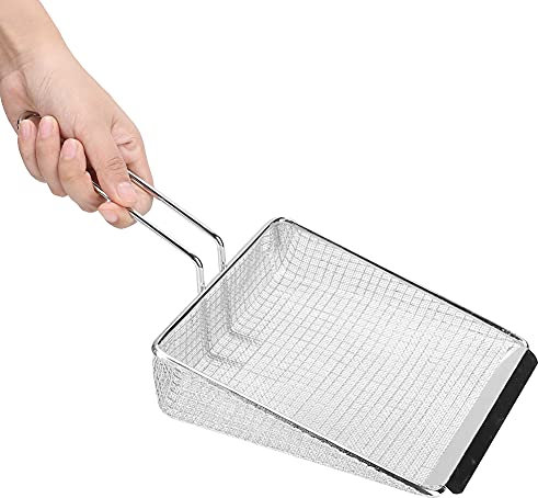 Spatule de friture araignée pelle passoire pelle à maille filtre à résidus d'huile passoire frites cuisine ustensiles de cuisine(Engrener)
