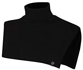 DILLING Cache-cou en laine mérinos bio pour homme - Noir S