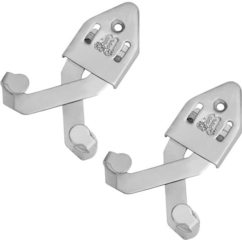 Mythrojan Metal Single Sword Vertical Wall Mount Universal Sword Holder Wall Display - Set of 2