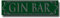 GIN BAR/HOME BAR quality metal sign