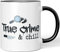 JUNIWORDS Tasse, True Crime & chill, Wähle Farbe, Schwarz