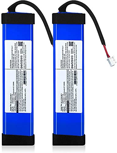 CITYORK Battery Replacement for JBL Xtreme, Extreme, Extrem Portable Bluetooth Speaker 5000mAh 7.4V GSP0931134 (Pack of 2) (2)