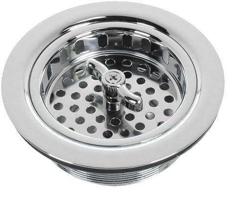 Mr. Scrappy Sink Basket Strainer, Solid Brass, Polished Chrome