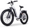 Shengmilo E Bike Elektrofahrrad Herren Damen 26'' E-Mountainbike E-Bike 48V17.5Ah Akku 7 Gang Schaltwerk Elektrisches Fahrrad mit Bafang motor Fat Tire hydraulische Scheibenbremsen Hinter Gepäckträger