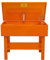 Cabine de Nettoyage Dégraissage pour Pièces à Haute Pression - 99 x 113 x 54 cm 180 L - Pompe 2,7 à 3,6 L par Minute - Rénovation Pièces Industrielles Bricolage DIY - Couvercle Fusible de Sécurité
