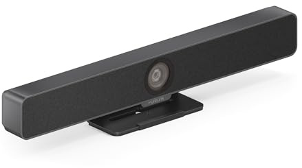 Vuelogic All-in-One 4K Kamera Mikrofon Soundbar | Videobar mit 4K Kamera, Mikrofon-Array, Weitwinkelobjektiv für Besprechungsräume