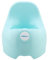 baby-walz Töpfchen Basic aqua blue - Babytopf WC/Klo - Ergonomisches Töpfchen für Kinder - Pflegeleicht - mit Rückenlehne - Made in Italy