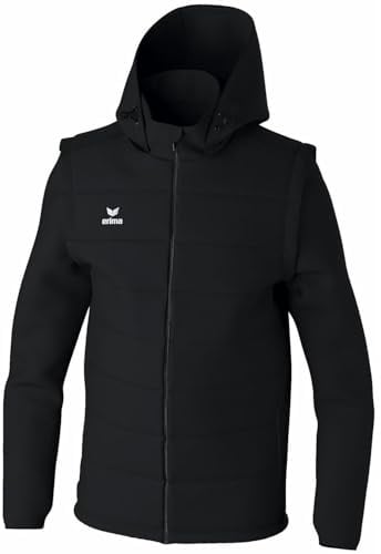 Erima Unisex Team Jacke mit Abnehmbaren Ärmeln