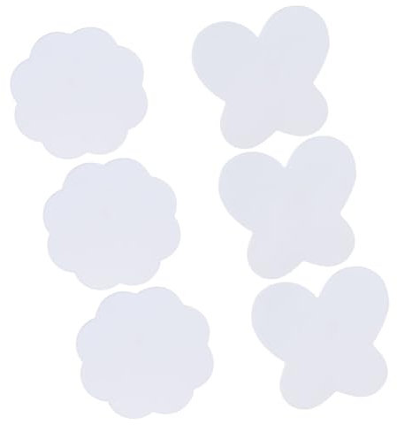 STOBOK 3borse Palette Silicone Trasparente per Nail Art Vassoio di Miscelazione per Vernici e Gel Unghie Strumento Riutilizzabile e Facile da Pulire Design Elegante e Pratico per