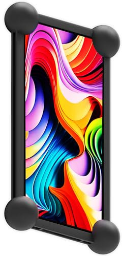 Funda Tablet 7 Pulgadas Silicona Universal Compatible con Todos los Modelos de Tablets de 7 y 8 Antideslizante Resistente Proteccion contra Impactos (Negro)